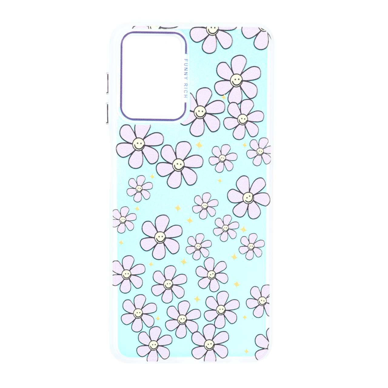 قاب هولوگرامی Funnyrich طرح دار دور مات Samsung Galaxy A22 4G / M22 / M32 4G / F22 - کد 278