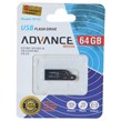 فلش مموری Advance Media مدل M122 USB2.0 ظرفیت 64GB - مشکی