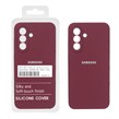 قاب سیلیکونی پاک کنی اورجینال درجه یک Samsung Galaxy A37 - زرشکی (پک دار)