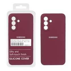 قاب سیلیکونی پاک کنی اورجینال درجه یک Samsung Galaxy A37 - زرشکی (پک دار)