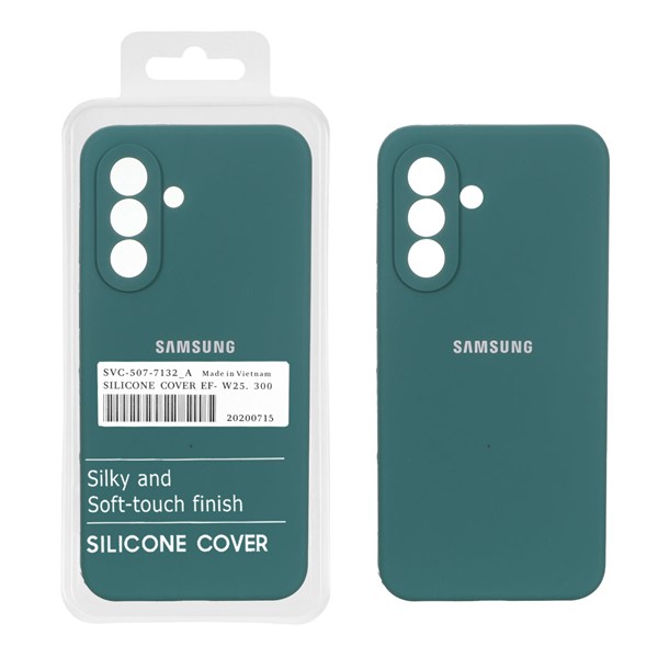 قاب سیلیکونی پاک کنی اورجینال درجه یک Samsung Galaxy A37 - سبز (پک دار)