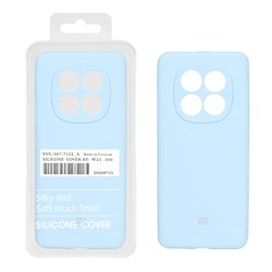 قاب سیلیکونی پاک کنی اورجینال درجه یک Xiaomi Redmi Note 15 - آبی آسمانی (پک دار)