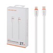 کابل شارژ فست و Hicostar Type-C to Lightning PD مدل HS-130C-L 27W - سفید (پک ضعیف)