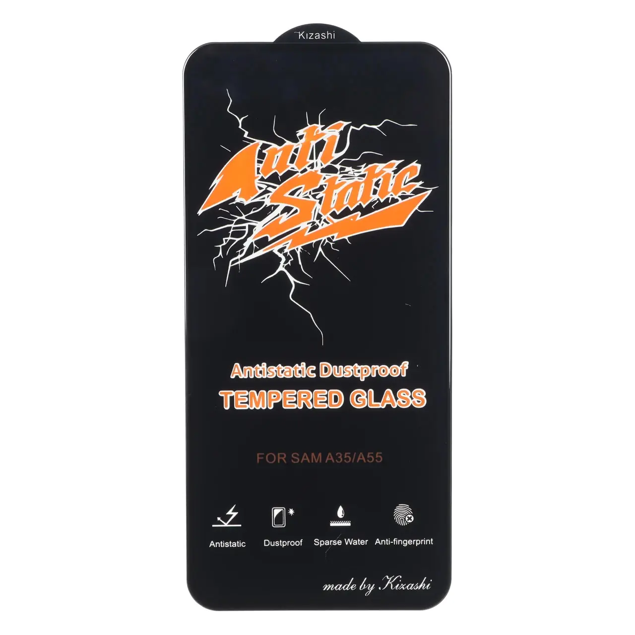 محافظ صفحه نمایش شیشه ای Full Cover Anti Static Kizashi مدل Samsung Galaxy A27 / A35 / A55