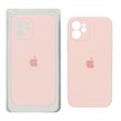 قاب سیلیکونی پاک کنی محافظ لنزدار اورجینال Apple iPhone 12 - کرم نارنجی (پک اصلی)