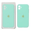قاب سیلیکونی پاک کنی محافظ لنزدار اورجینال Apple iPhone 11 - سبز (پک اصلی)