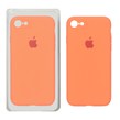 قاب سیلیکونی پاک کنی محافظ لنزدار اورجینال Apple iPhone 7 / iPhone 8 / iPhone SE (2020) - نارنجی تیره (پک اصلی)