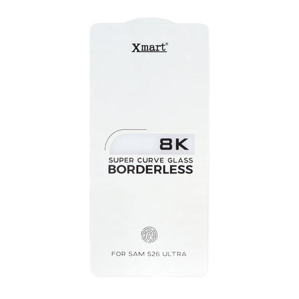 محافظ صفحه نمایش شیشه ای اورجینال بدون حاشیه XMART Super Curve 8K مدل Samsung Galaxy S26 Ultra