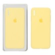 قاب سیلیکونی پاک کنی محافظ لنزدار اورجینال Apple iPhone X Max / iPhone XS Max - لیمویی (پک اصلی)