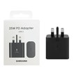 شارژر دیواری سه پین PD و فست تک پورت Samsung مدل EP-TA800 25W - مشکی (گارانتی شش ماهه نیکان همراه)