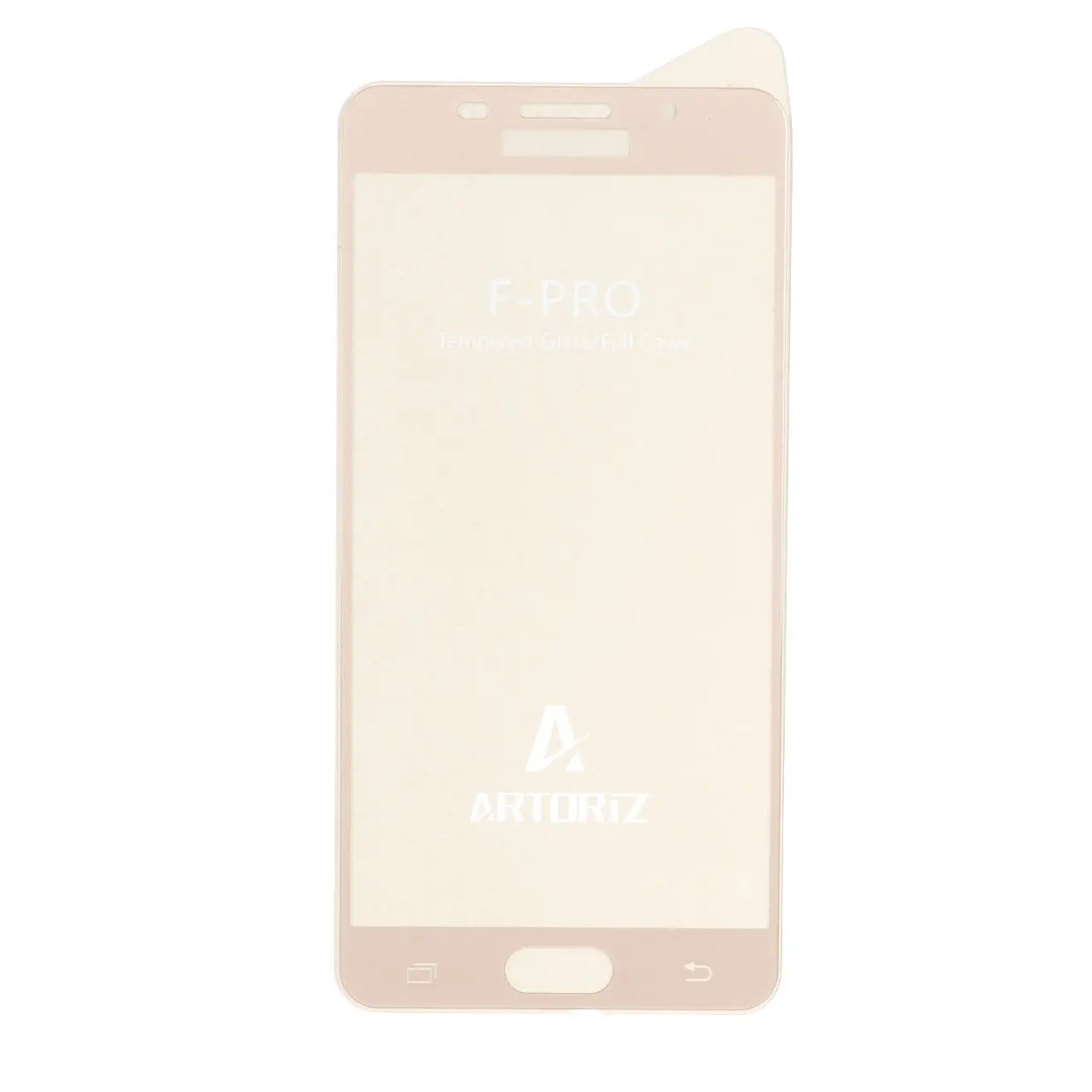 محافظ صفحه نمایش شیشه ای Full Cover - Tempered Artoriz مدل Samsung Galaxy A5 (2016) / A510 - طلایی