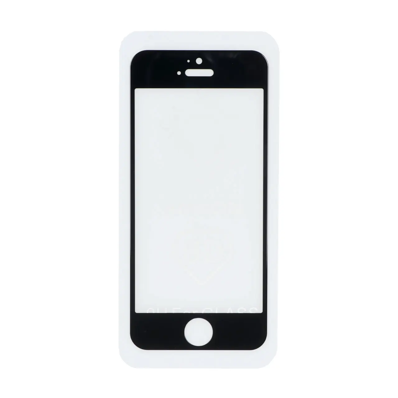 محافظ صفحه نمایش شیشه ای Full Cover Lion مدل Apple iPhone 5 / iPhone 5s - مشکی