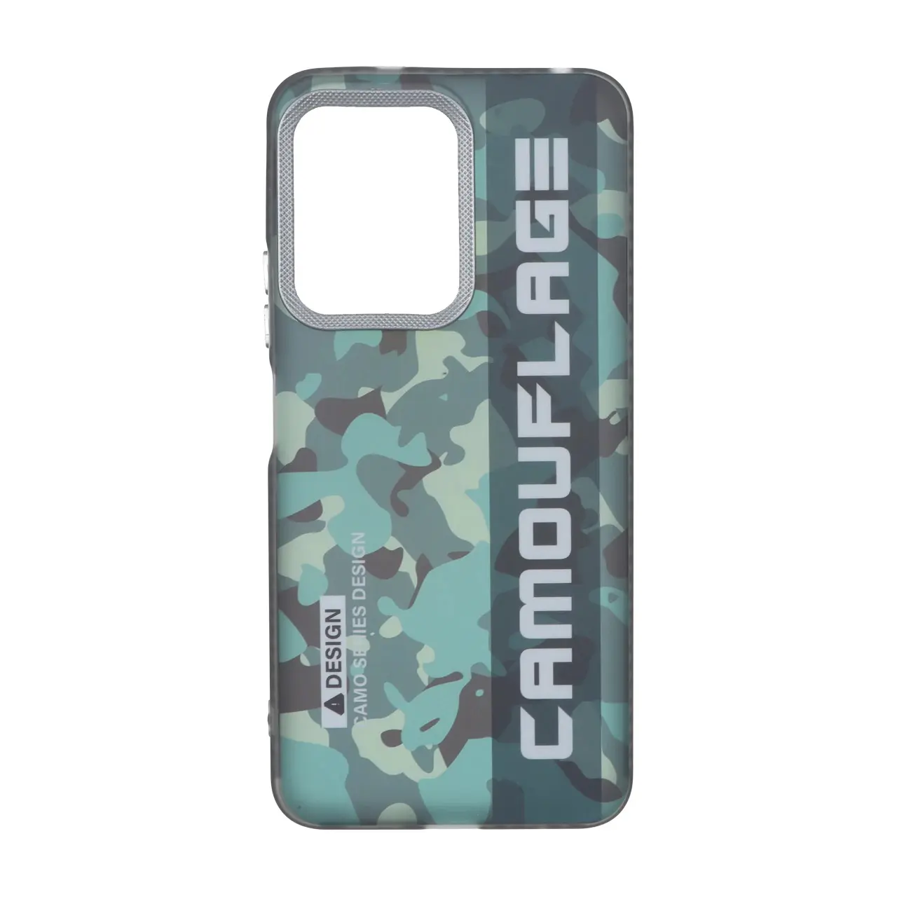 قاب Camouflage چریکی محافظ لنز کربن Xiaomi Redmi Note 12 4G - سبز