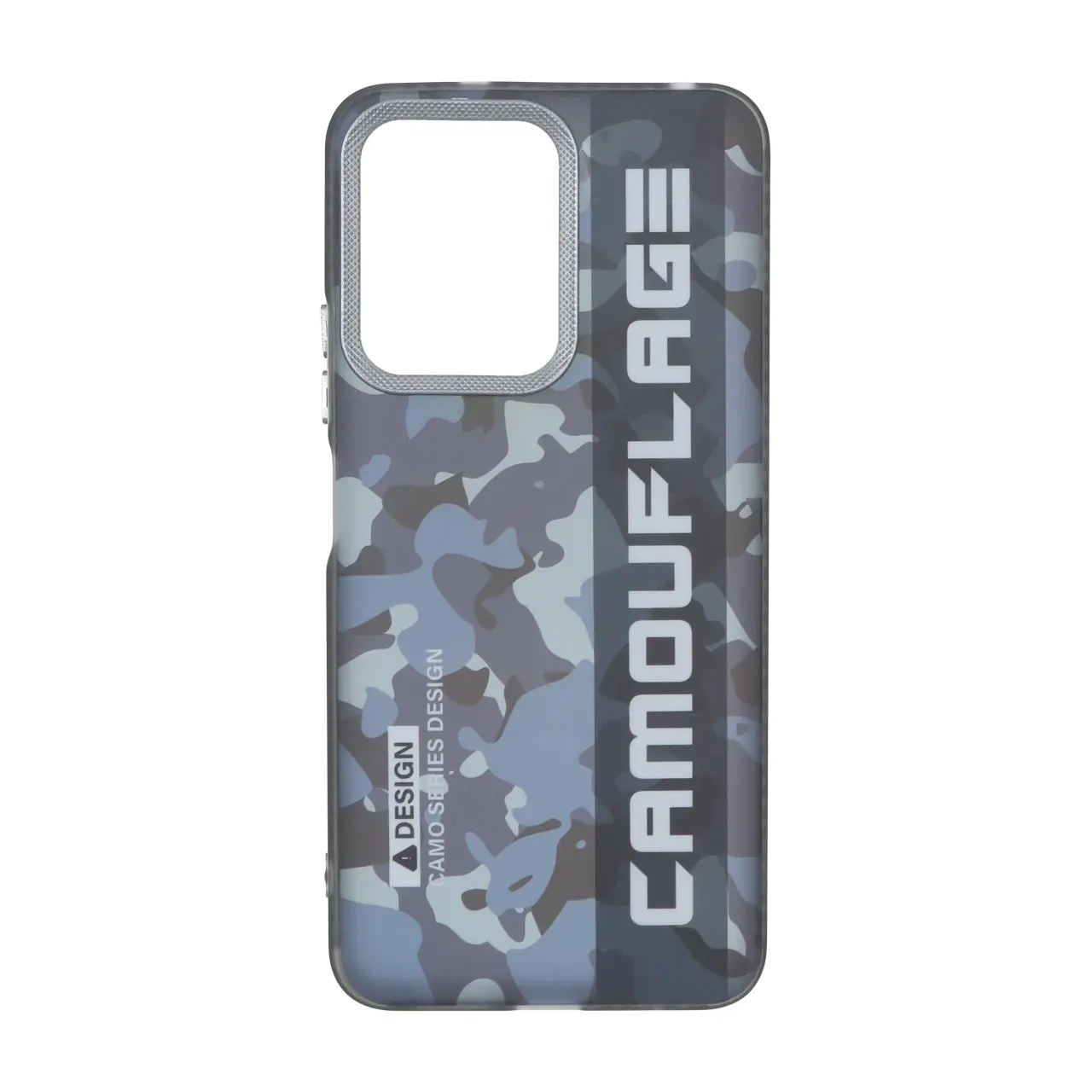 قاب Camouflage چریکی محافظ لنز کربن Xiaomi Redmi Note 12 4G - سرمه ای
