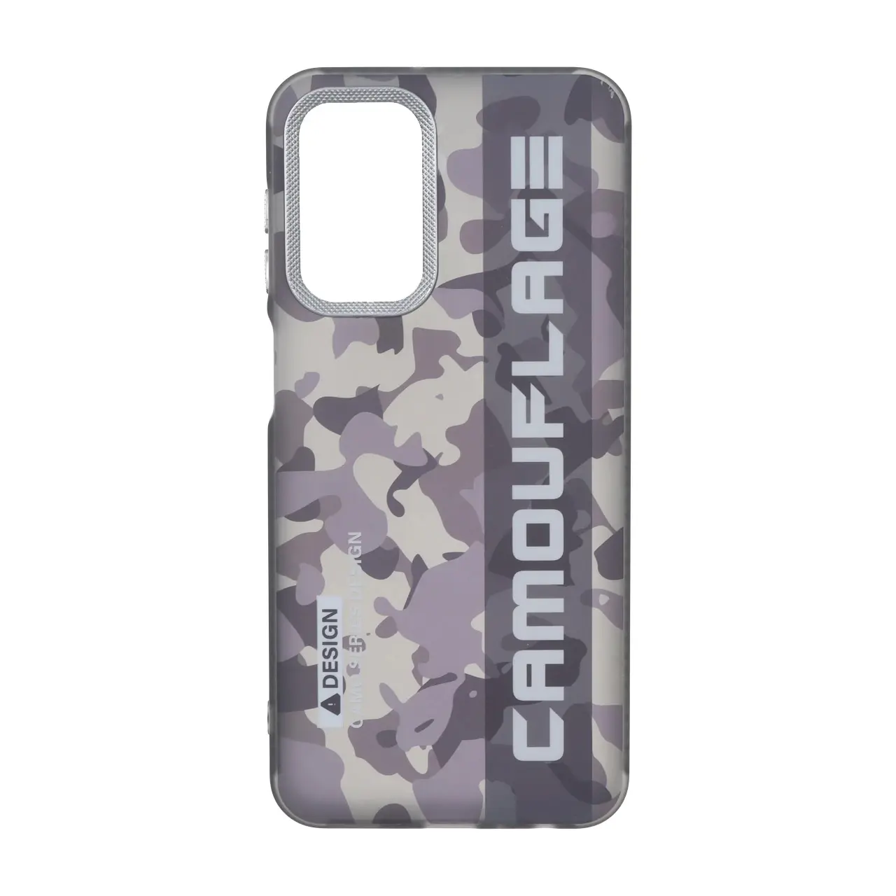 قاب Camouflage چریکی محافظ لنز کربن Samsung Galaxy A23 - بنفش