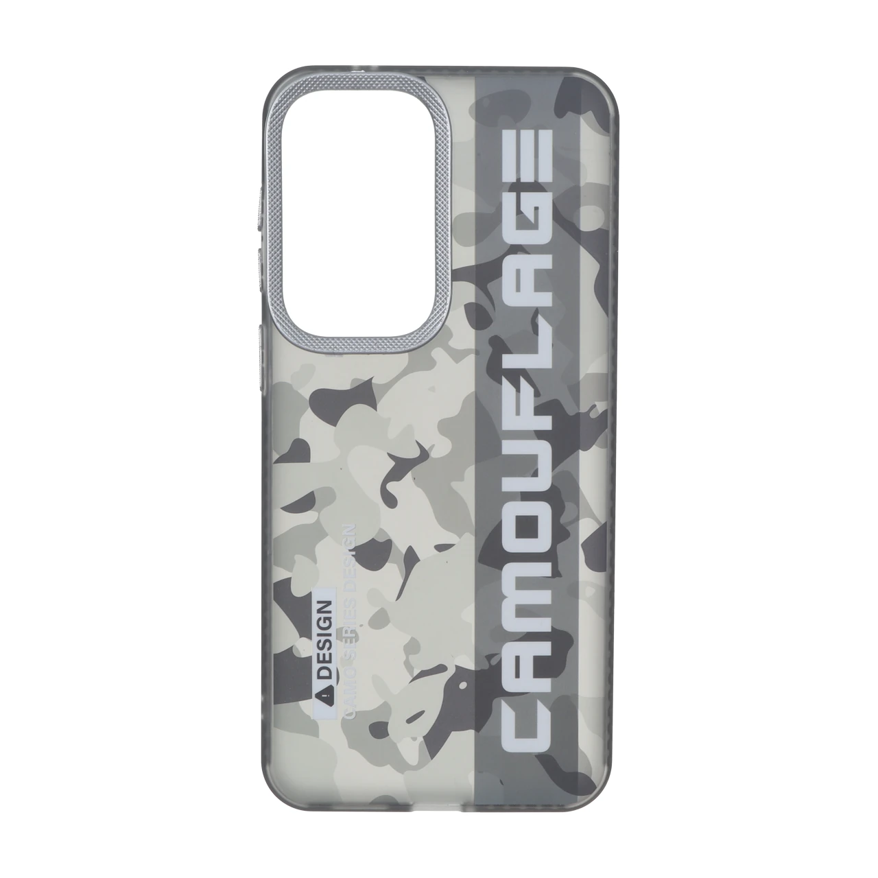 قاب Camouflage چریکی محافظ لنز کربن Samsung Galaxy A57 - مشکی