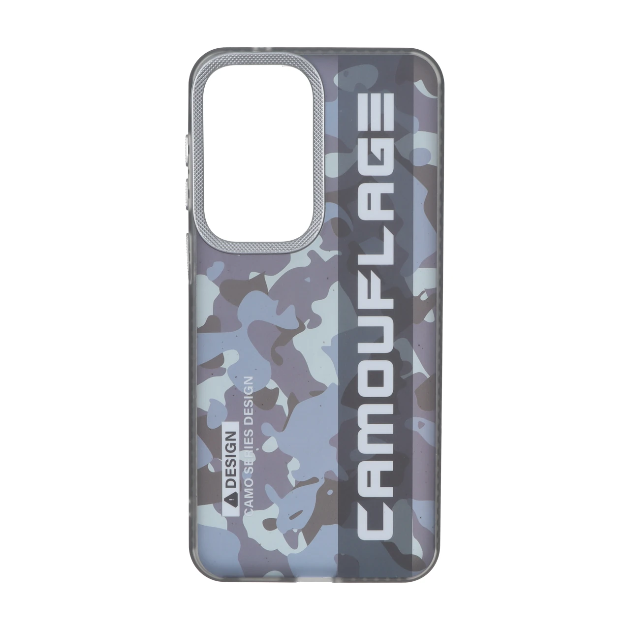 قاب Camouflage چریکی محافظ لنز کربن Samsung Galaxy A57 - سرمه ای