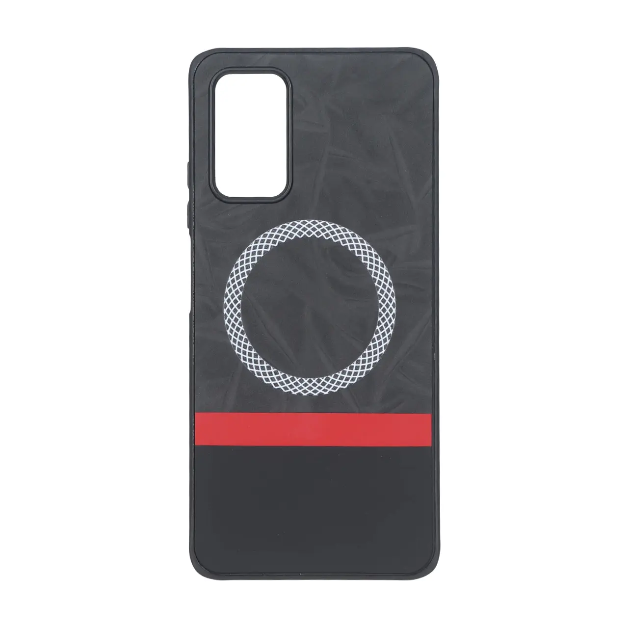 قاب جیر دو تکه طرح مگ سیف هاشور Xiaomi Redmi Note 9T / Note 9 5G - مشکی