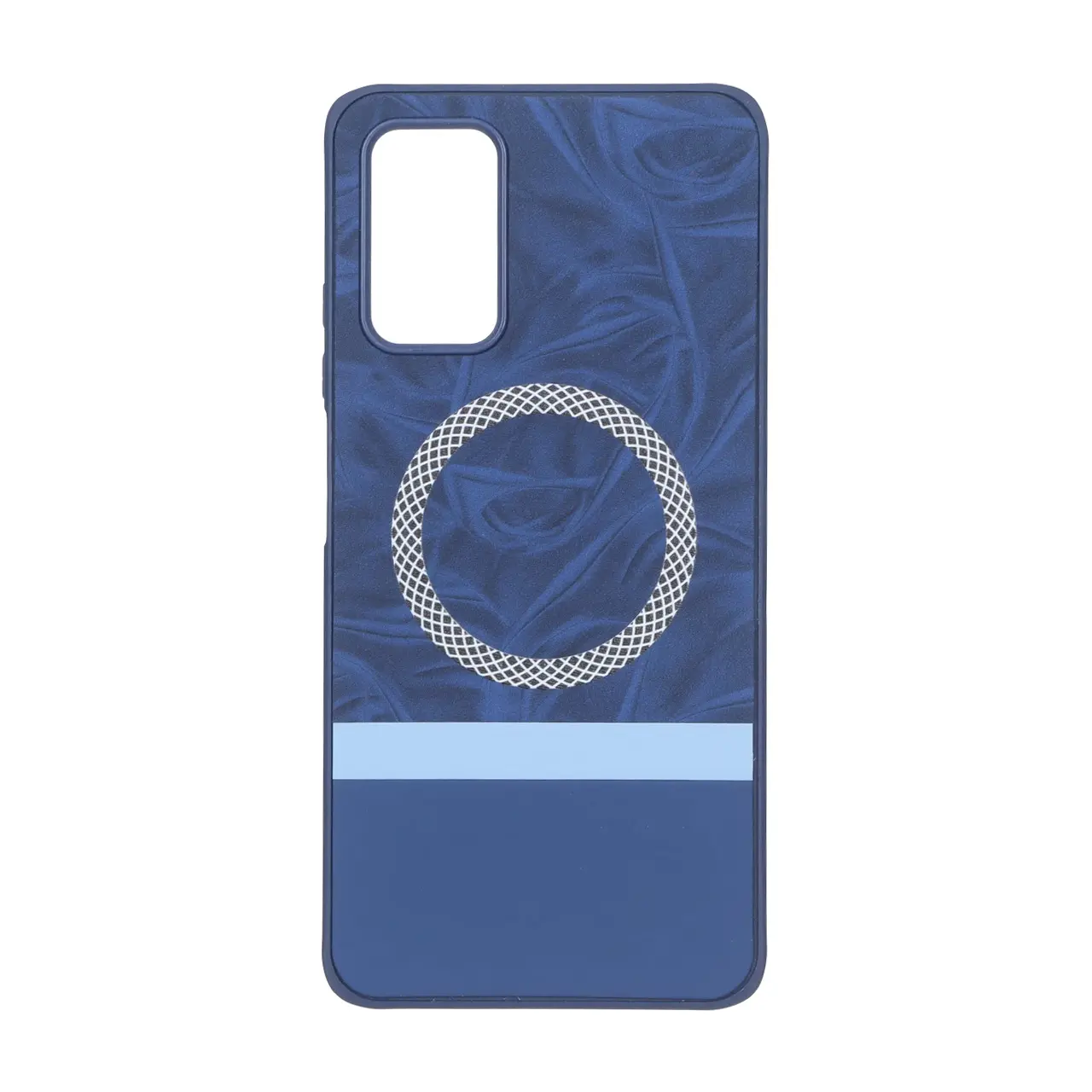 قاب جیر دو تکه طرح مگ سیف هاشور Xiaomi Redmi Note 9T / Note 9 5G - سرمه ای