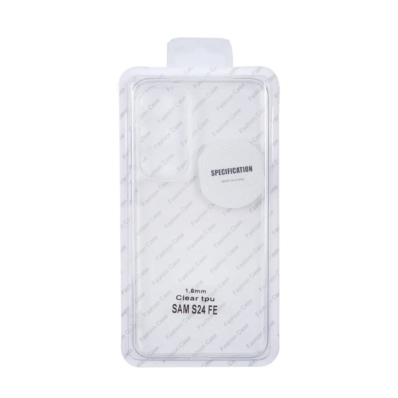 قاب ژله ای شفاف محافظ لنزدار Samsung Galaxy S24 FE (پک دار)