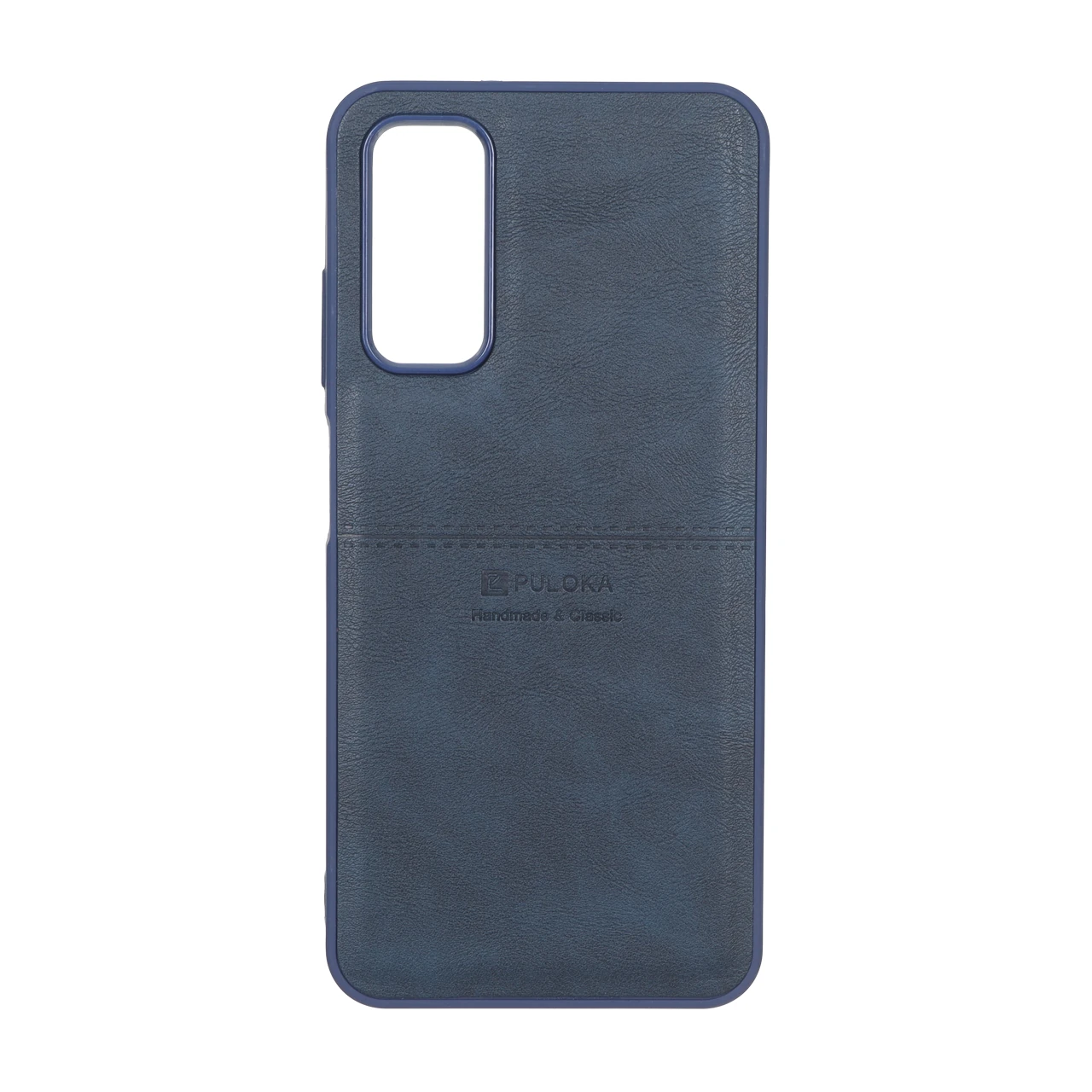 قاب طرح چرم Puloka خط دار Samsung Galaxy A05s / M14 4G / F14 4G - سرمه ای