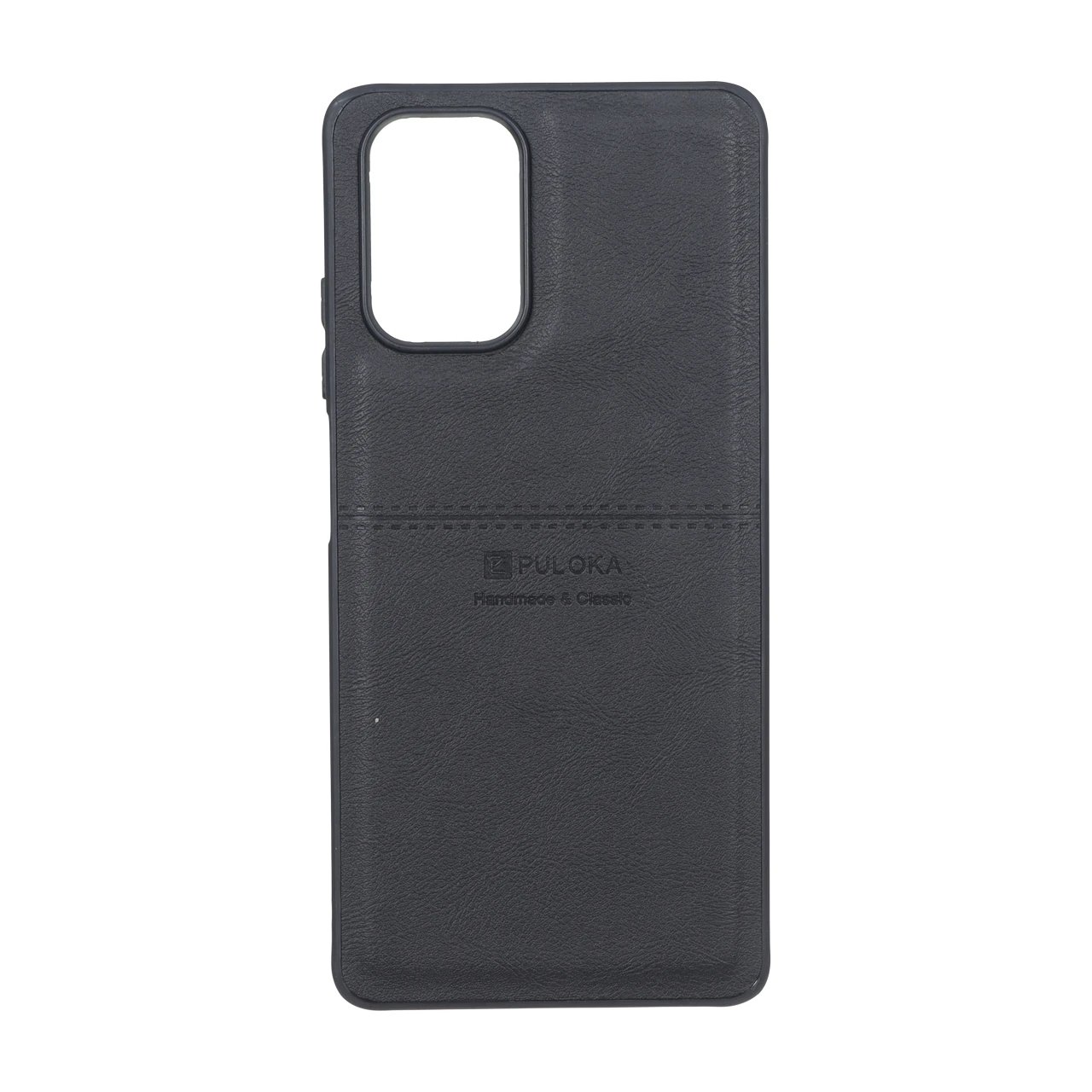 قاب طرح چرم Puloka خط دار Xiaomi Redmi Note 10 4G / Redmi Note 10S / Poco M5S - مشکی
