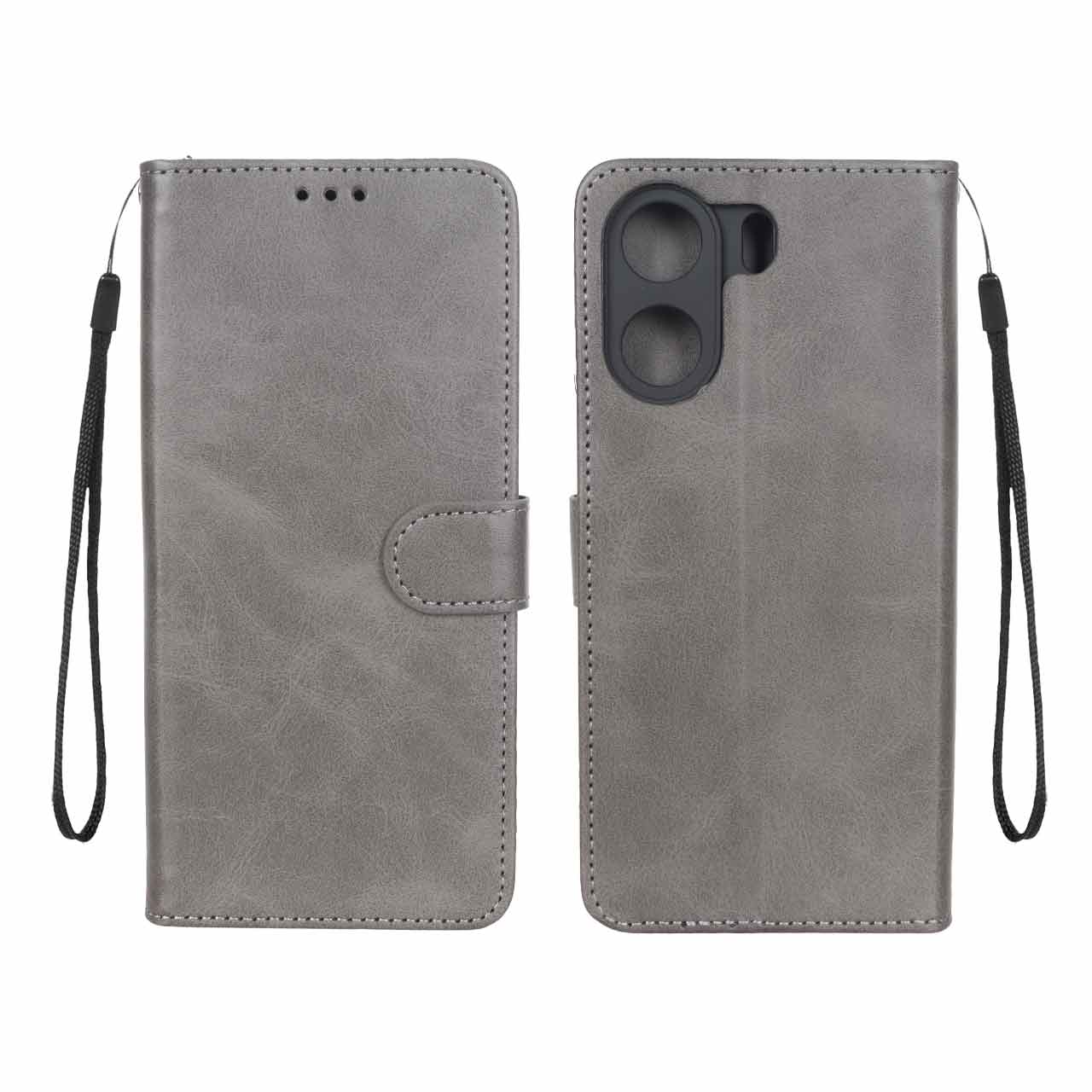 کیف موبایل مگنتی درجه یک MNC مدل Xiaomi Redmi 13C / Poco C65 - خاکستری