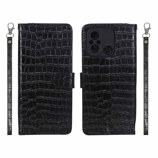 کیف موبایل مگنتی کروکو MNC مدل Xiaomi Redmi 12C / Redmi 11A / Poco C55 - مشکی