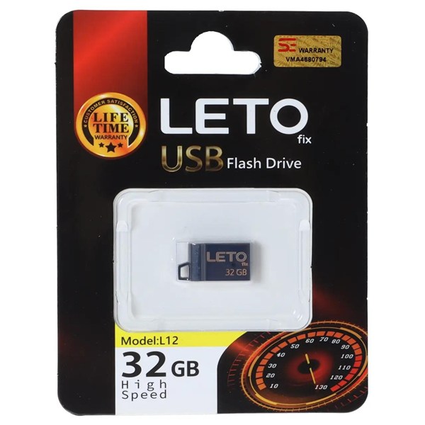 فلش مموری Leto Fix مدل L12 USB2.0 ظرفیت 32GB - مشکی