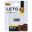 فلش مموری Leto Fix مدل L18 USB2.0 ظرفیت 64GB - نقره ای