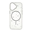قاب Star شفاف طرح مگ سیف نگین دار Apple iPhone 16 - مشکی