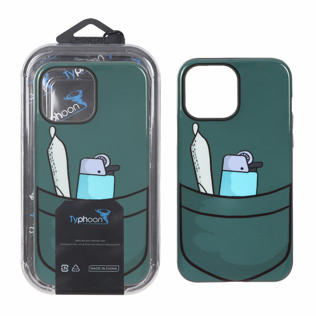 قاب Typhoon دو لایه طرح دار Apple iPhone 15 / iPhone 14 / iPhone 13 - کد 103 (پک دار)