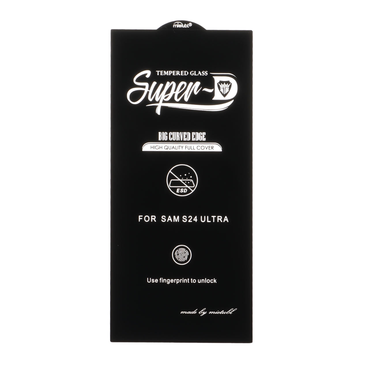 محافظ صفحه نمایش شیشه ای - Full Cover Super D Mietubl - ESD مدل Samsung Galaxy S24 Ultra