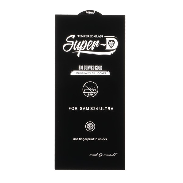 محافظ صفحه نمایش شیشه ای - Full Cover Super D Mietubl - ESD مدل Samsung Galaxy S24 Ultra