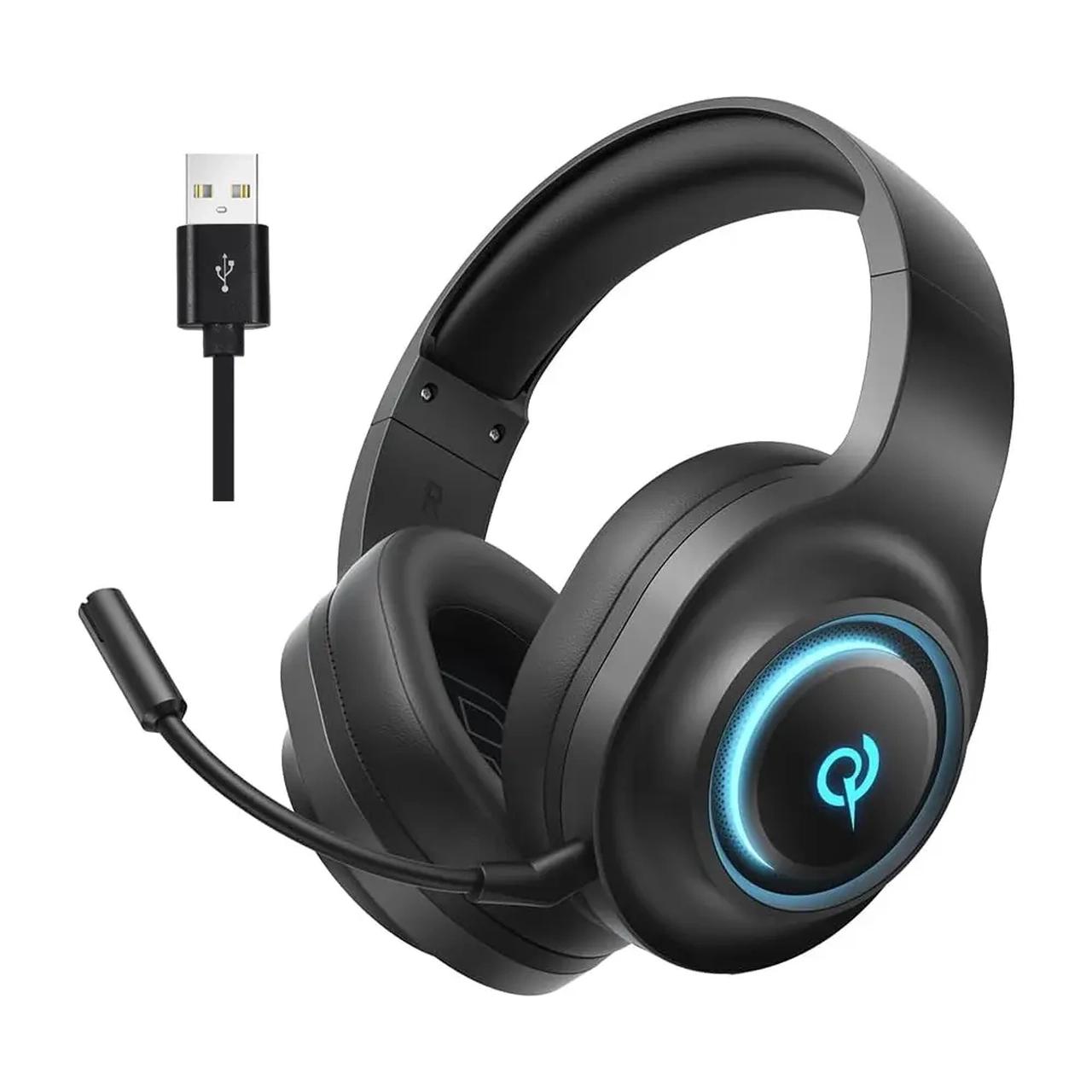 هدفون با سیم گیمینگ مدل QCY V200 - مشکی (گارانتی یکساله تعویض شرکتی)