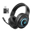 هدفون بی سیم گیمینگ مدل QCY V200 - مشکی (گارانتی یکساله تعویض شرکتی)