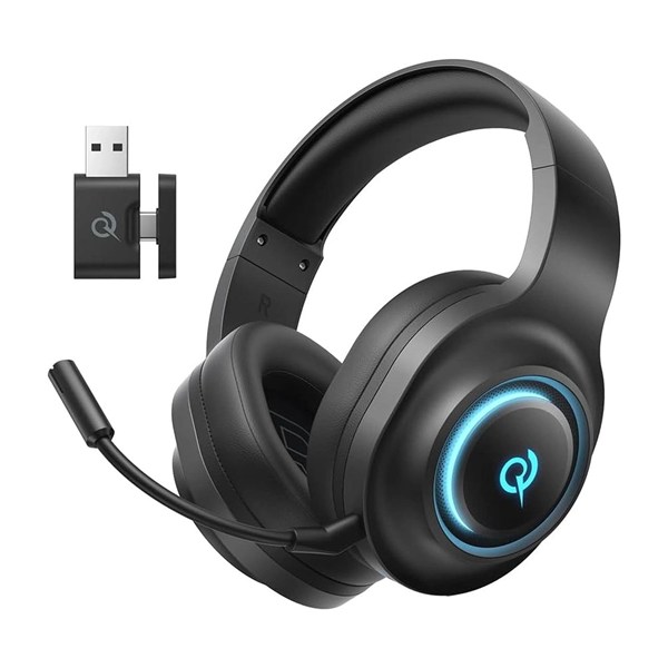 هدفون بی سیم گیمینگ مدل QCY V200 - مشکی (گارانتی یکساله تعویض شرکتی)