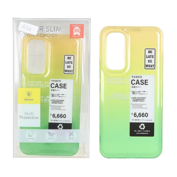 قاب مات پشت سخت دور ژله ای Samsung Galaxy A54 - طرح 139