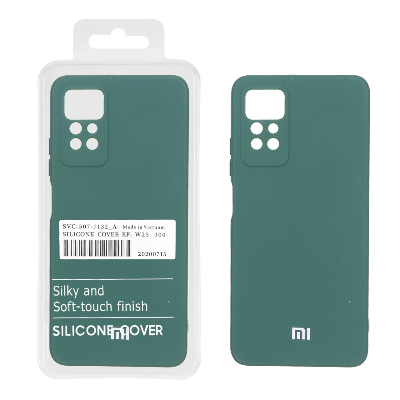 قاب نیو سیلیکون محافظ لنزدار RFF مدل Xiaomi Redmi Note 12 Pro 4G / Redmi Note 11 Pro - سبز (پک دار)