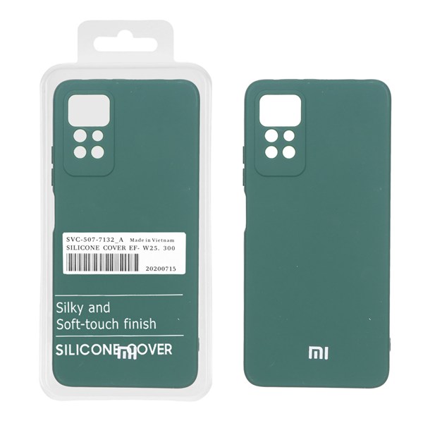 قاب نیو سیلیکون محافظ لنزدار RFF مدل Xiaomi Redmi Note 12 Pro 4G / Redmi Note 11 Pro - سبز (پک دار)