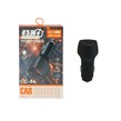 شارژر فندکی PD و فست دو پورت مدل CC-84 45W - مشکی - پک ضعیف -  DST (گارانتی شش ماهه)