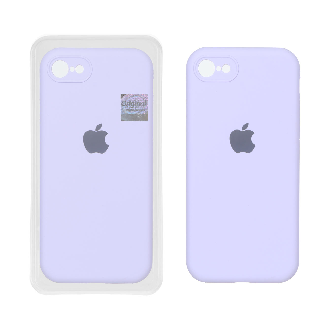 قاب سیلیکونی پاک کنی اورجینال Master Quality مدل Apple iPhone 7 / iPhone 8 / iPhone SE (2020) - یاسی (پک دار)