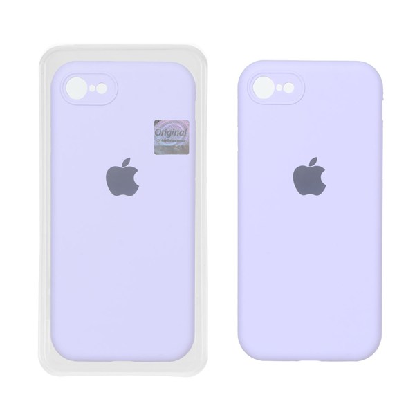 قاب سیلیکونی پاک کنی اورجینال Master Quality مدل Apple iPhone 7 / iPhone 8 / iPhone SE (2020) - یاسی (پک دار)