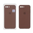 قاب سیلیکونی پاک کنی اورجینال Master Quality مدل Apple iPhone 7 Plus / iPhone 8 Plus - قهوه ای (پک دار)