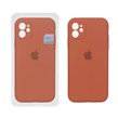 قاب سیلیکونی پاک کنی اورجینال Master Quality مدل Apple iPhone 12 - قهوه ای روشن (پک دار)