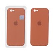قاب سیلیکونی پاک کنی اورجینال Master Quality مدل Apple iPhone 6 / iPhone 6s - قهوه ای روشن (پک دار)