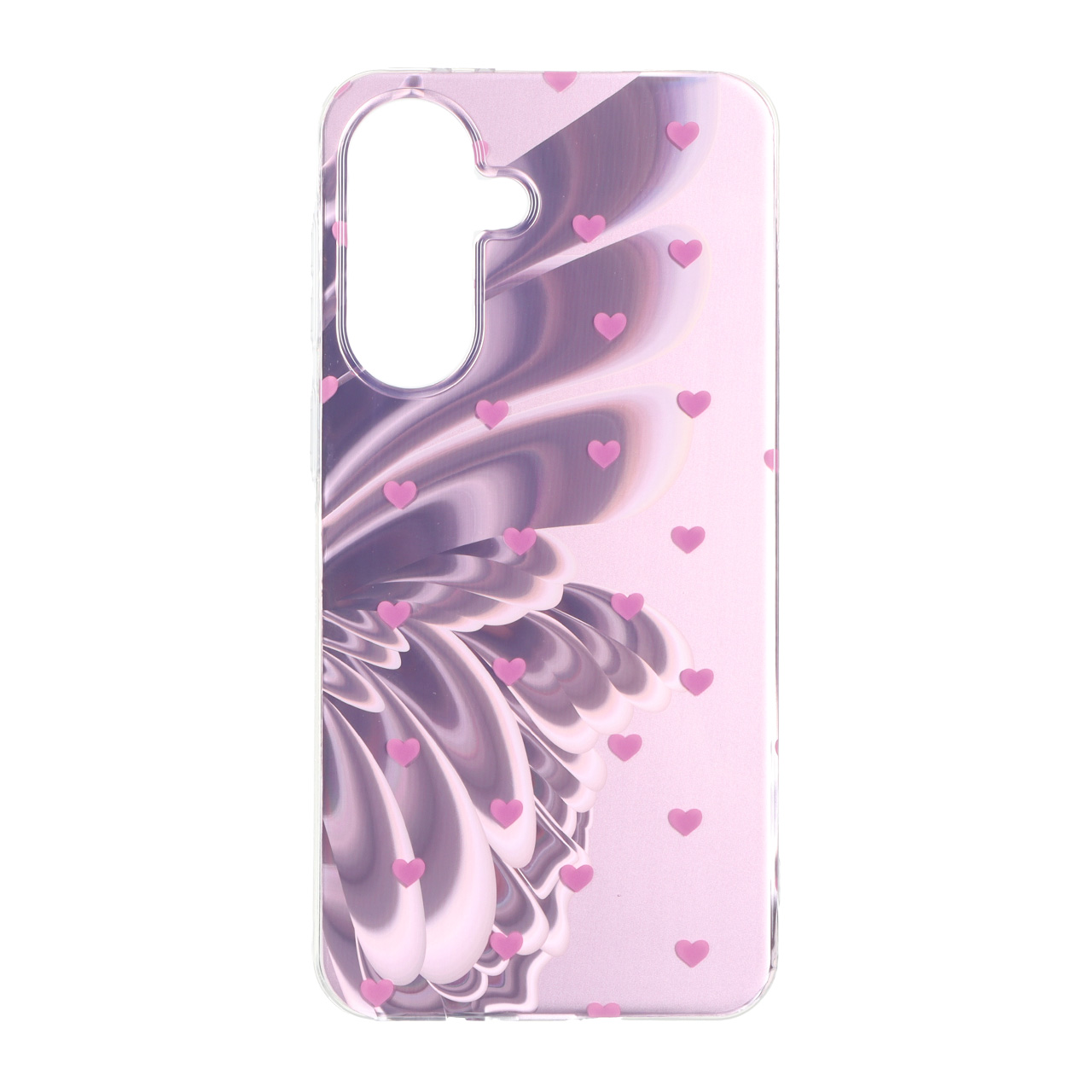 قاب Butter Fly دور ژله ای شفاف Samsung Galaxy A37 - طرح 6