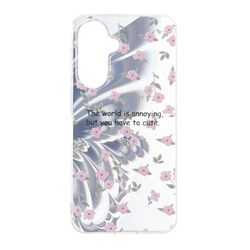 قاب Butter Fly دور ژله ای شفاف Samsung Galaxy A57 - طرح 25