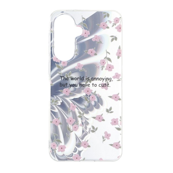 قاب Butter Fly دور ژله ای شفاف Samsung Galaxy A57 - طرح 25