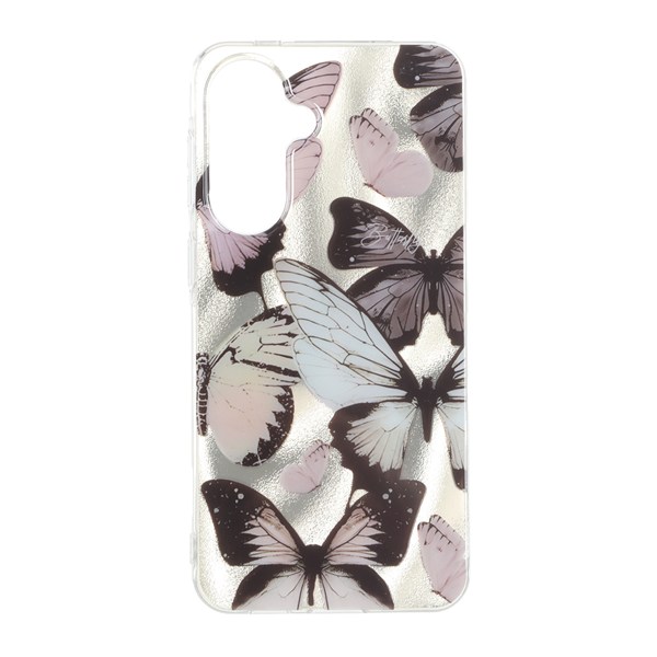 قاب Butter Fly دور ژله ای شفاف Samsung Galaxy A57 - طرح 30